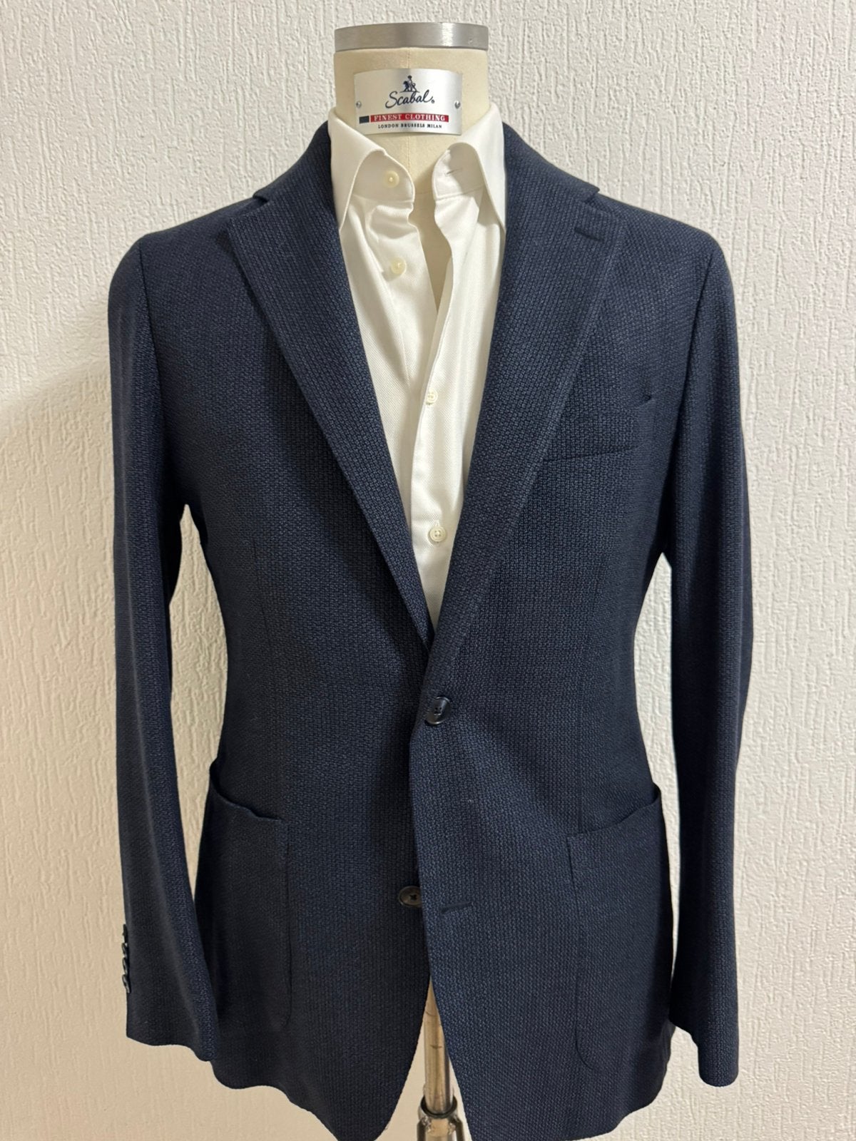 Prachtigew Oger Jasje Loro Piana stof, Verzenden, Zo goed als nieuw, Maat 52/54 (L), Blauw