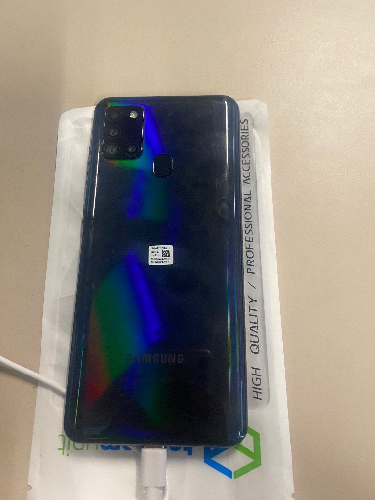 Samsung galaxy A21S - 64 GB - blauw, Ophalen, Blauw, Touchscreen, Zo goed als nieuw