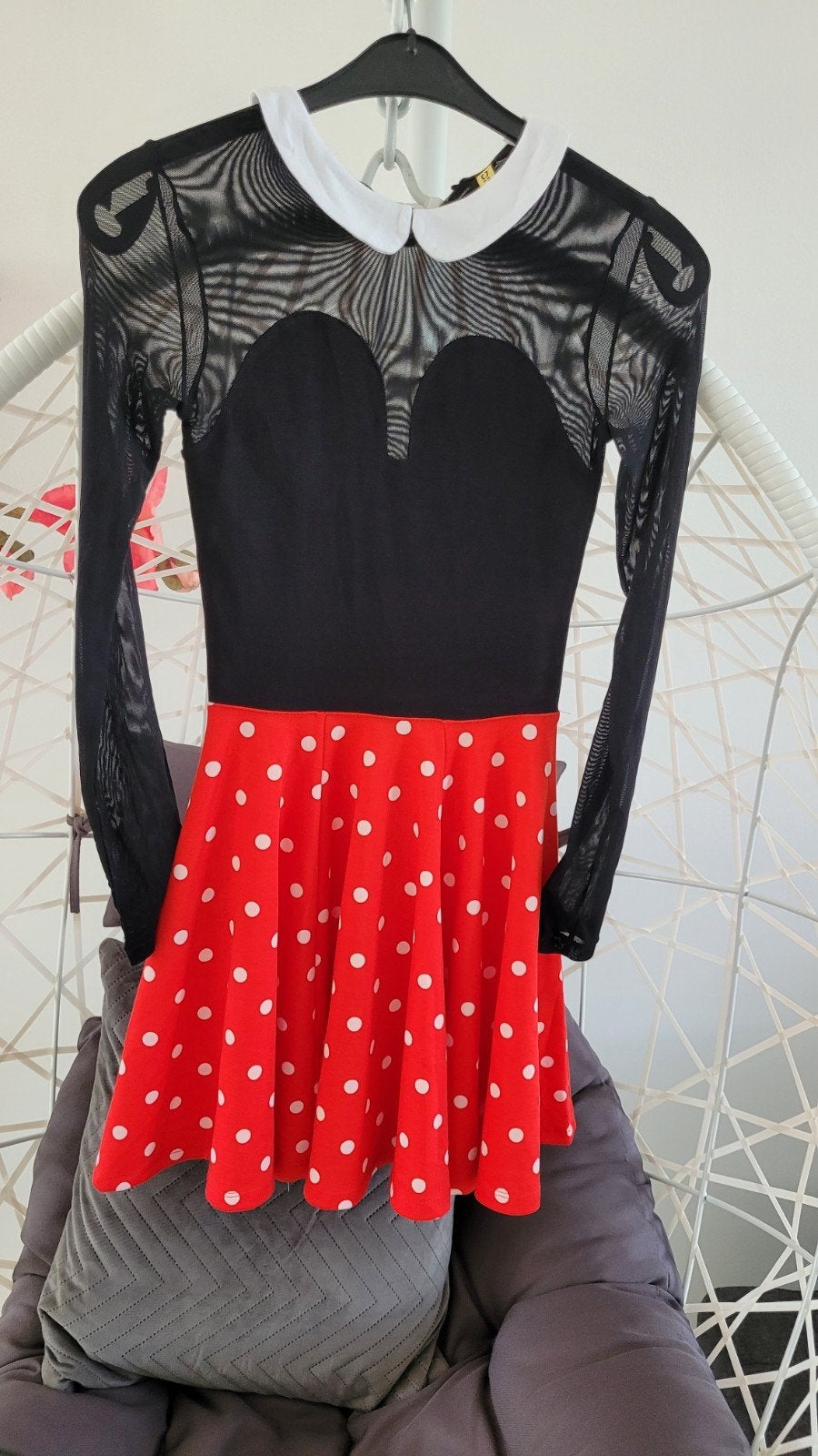 Minnie Mouse jurk - Divided by H&M - Maat XS, Divided by H&M, Zwart, Ophalen of Verzenden, Zo goed als nieuw