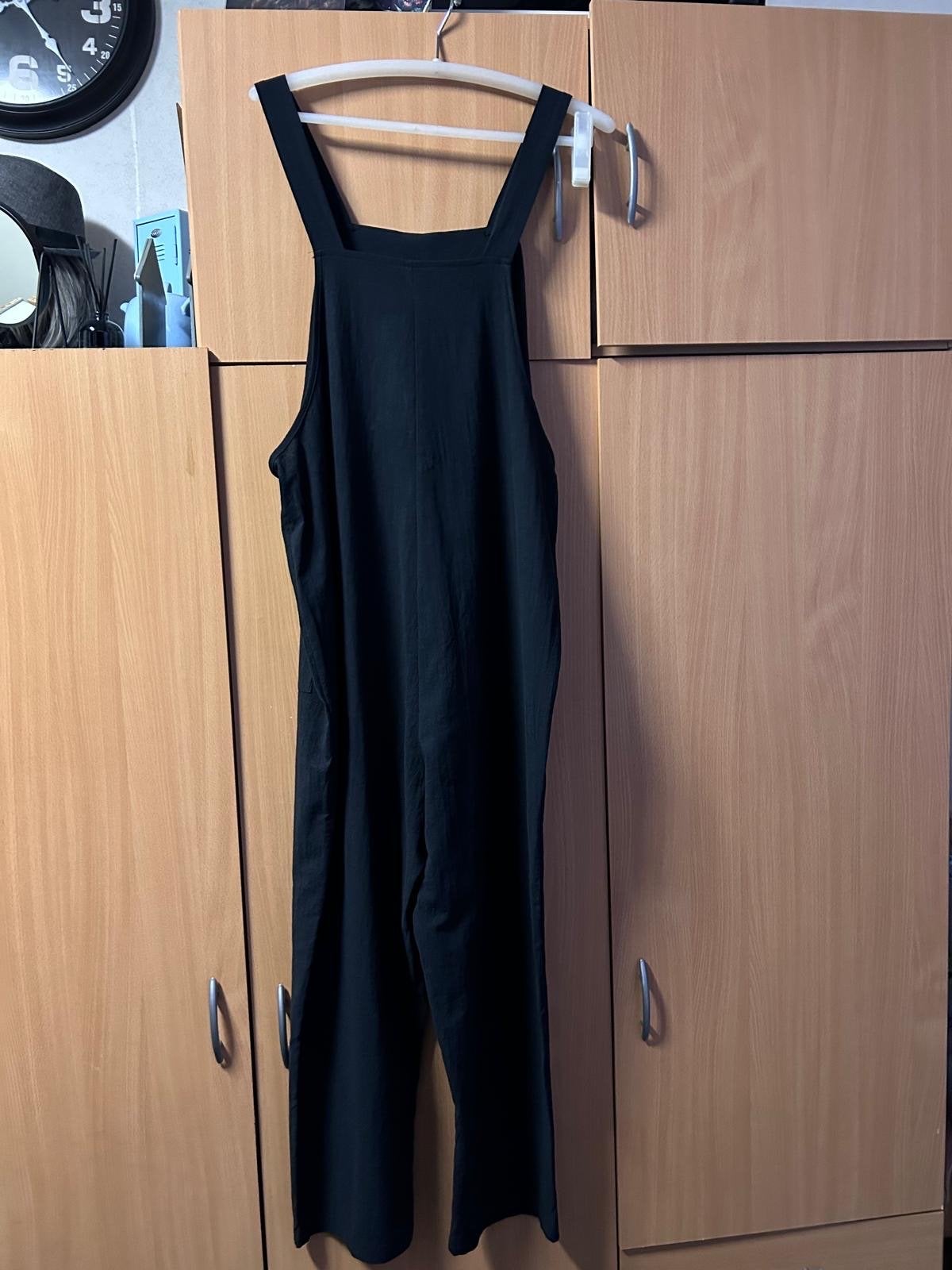 Zwarte jumpsuit van Emery Rose, maat L, Kleding | Dames, Jumpsuits, Ophalen of Verzenden, Zo goed als nieuw, Maat 42/44 (L), Zwart