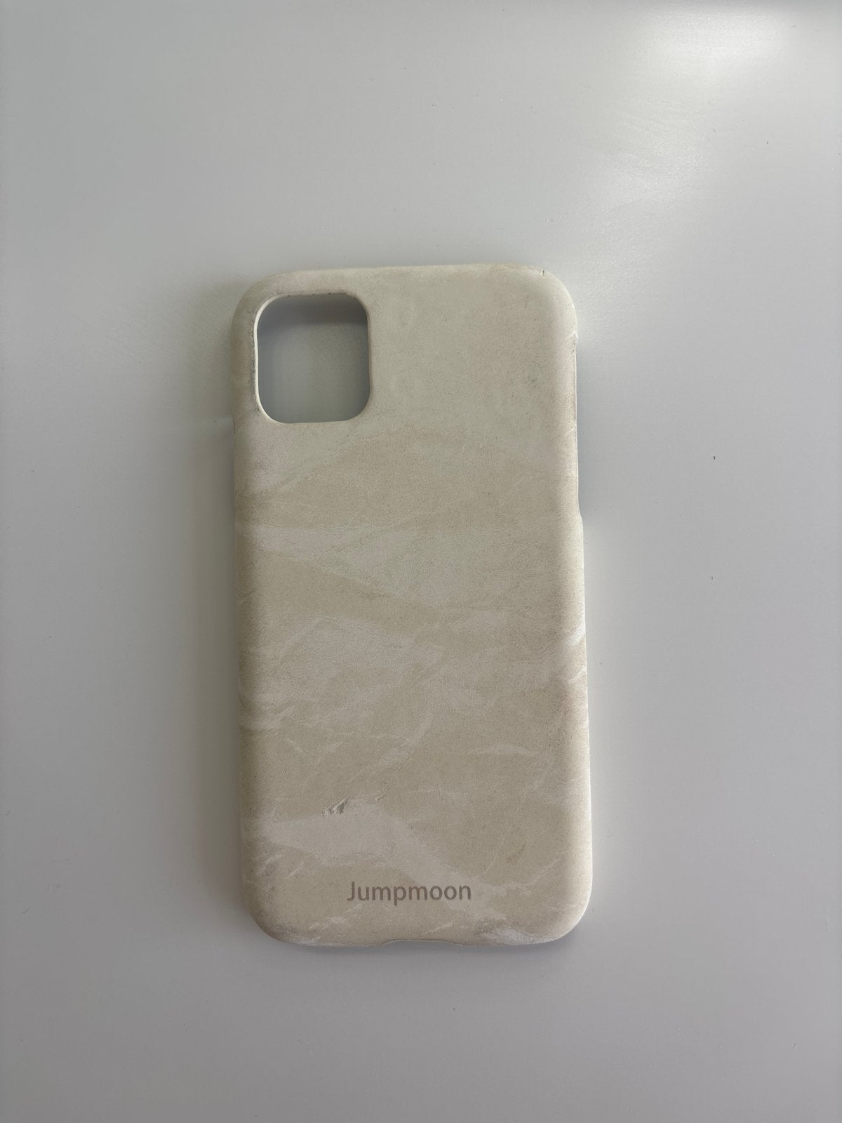 Jumpmoon iPhone 11 hoesje - Beige marmer look, Kunststof, IPhone 11, Gebruikt, Overige merken