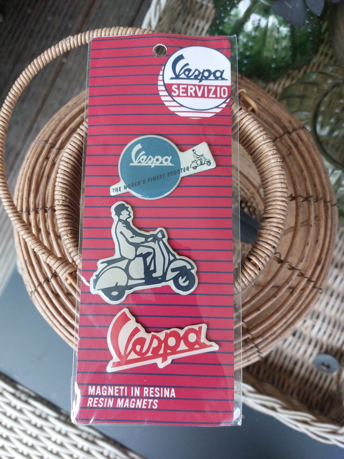 Nieuwe Vespa Magneet Set - Origineel en Ongebruikt, Fietsen en Brommers, Ophalen of Verzenden, Nieuw, Vespa