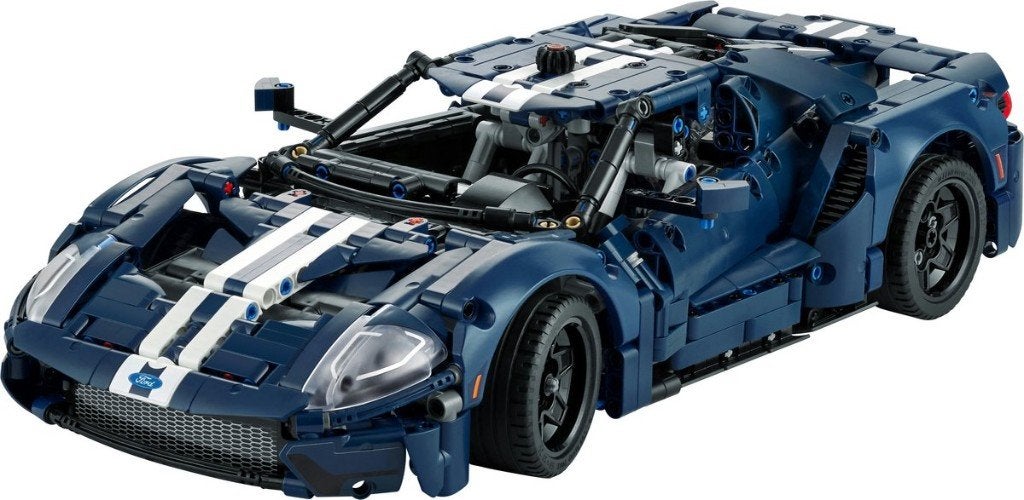 lego technic 42154 - Ford GT40 (groot model) - ZGAN met doos, Lego, Ophalen of Verzenden, Zo goed als nieuw, Racers