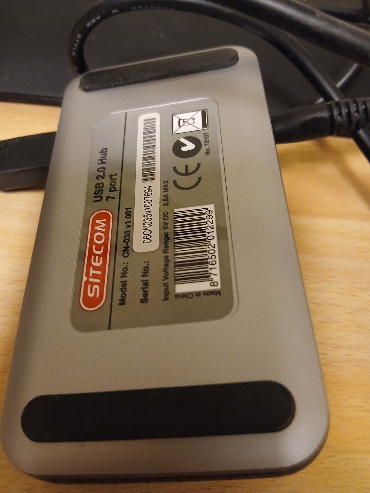 Sitecom USB 2.0 Hub - 7 poorten, Ophalen, Gebruikt, Sitecom