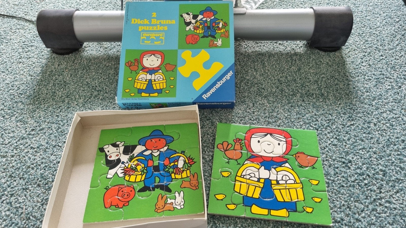 Dick Bruna Ravensburger Puzzels - 2 stuks, Ophalen of Verzenden, Minder dan 10 stukjes, Gebruikt, 2 tot 4 jaar
