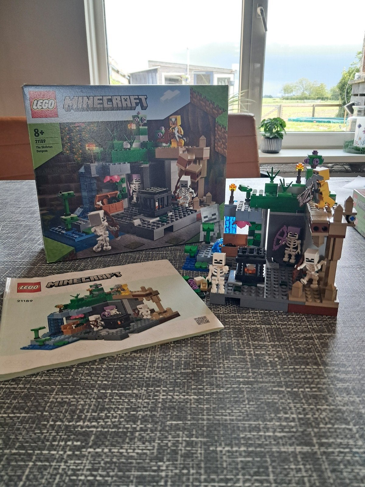 LEGO Minecraft 21189 De Skeletkerker, Minecraft, Lego, Ophalen of Verzenden, Zo goed als nieuw