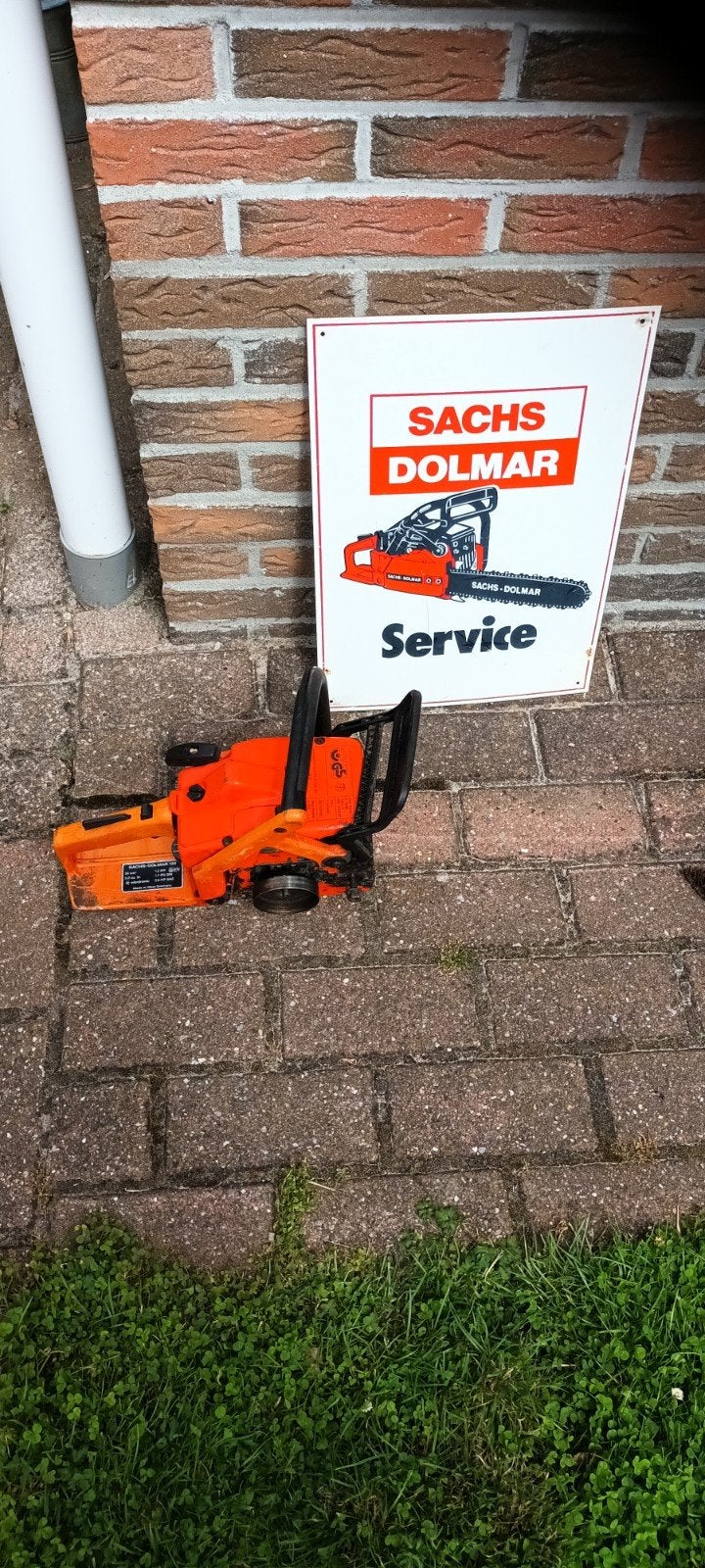 Sachs dolmar 100 kettingzaag loop/sloop of onderdelen donor, Tuin en Terras, Hand-tuingereedschap, Ophalen, Gebruikt