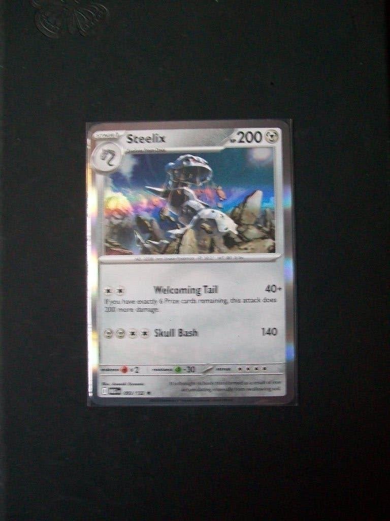 2619. Nieuwe Pokemon Kaart holo rare STEELIX HP 200 093/132, Verzenden, Nieuw, Losse kaart, Foil
