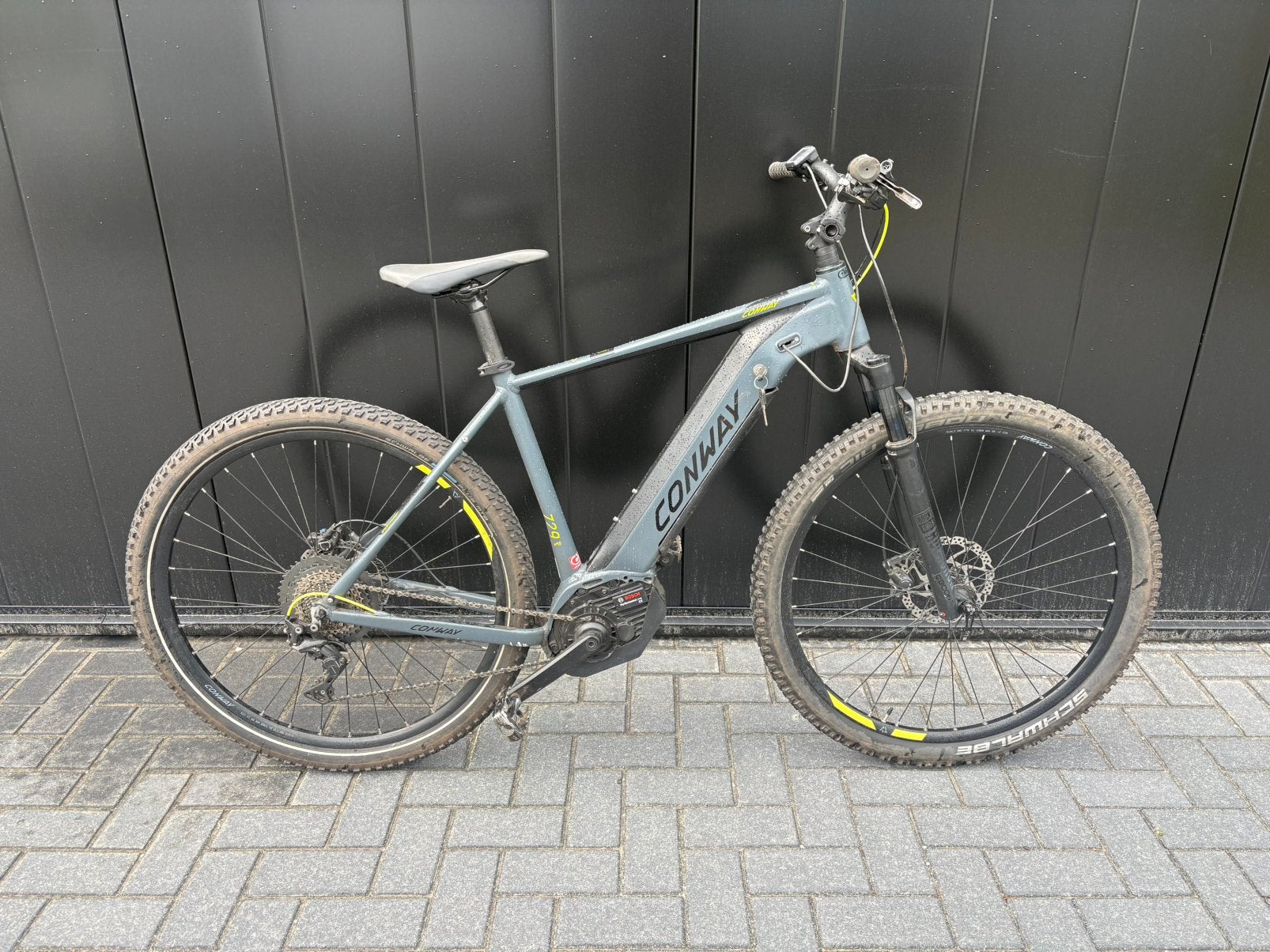 Elektrische Conway mountainbike, Bosch middenmotor 500w accu, 51 tot 55 cm, Ophalen, Gebruikt, Overige merken