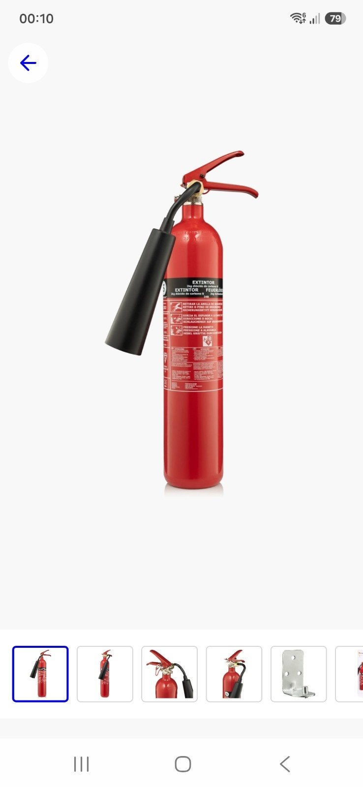 Nieuwe CO2 brandblusser in originele verpakking, Ophalen of Verzenden, Nieuw, Brandblusser