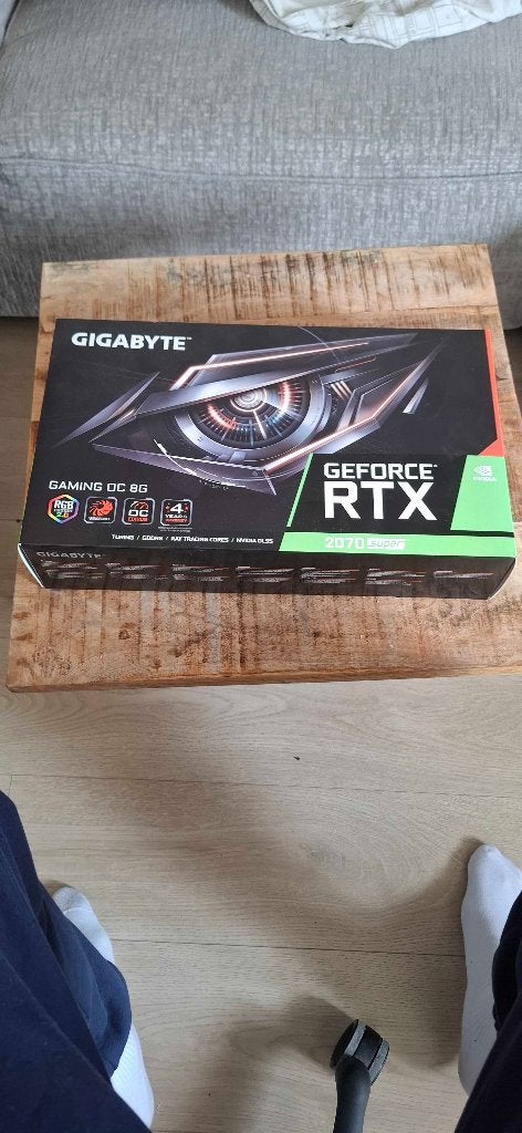 Gigabyte RTX 2070 SUPER Gaming OC 8G - met originele doos, PCI-Express 3, Gebruikt, GDDR6, Ophalen of Verzenden