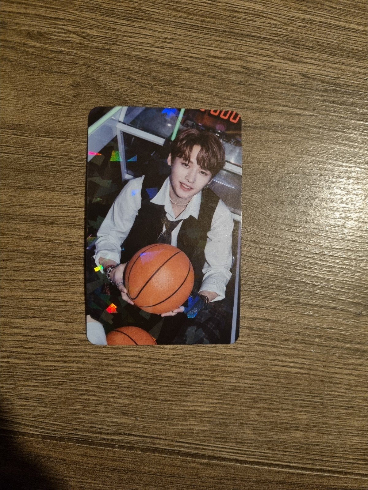 photocard stray kids lee know, Ophalen of Verzenden, Zo goed als nieuw, Foto of Kaart