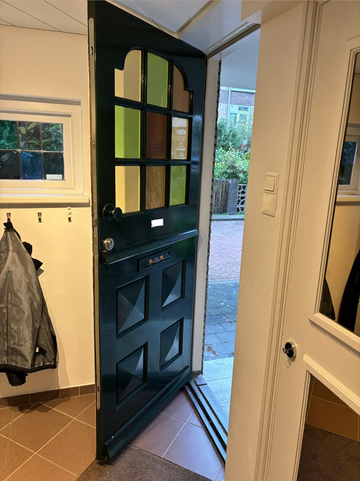 Voordeur met driepuntsslot, Ophalen, Gebruikt, 80 tot 100 cm, Buitendeur