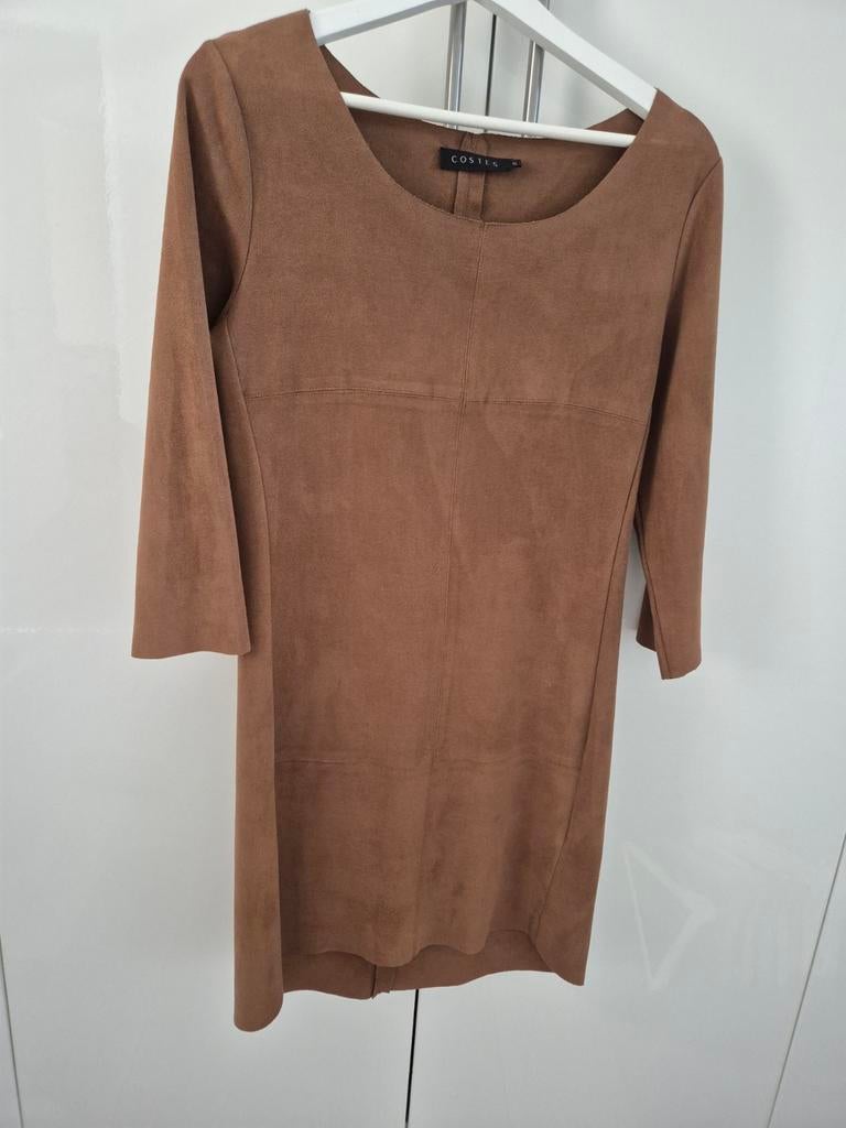 Bruin jurkje Costes maat S, Maat 38/40 (M), Bruin, Ophalen of Verzenden, Korte mouw