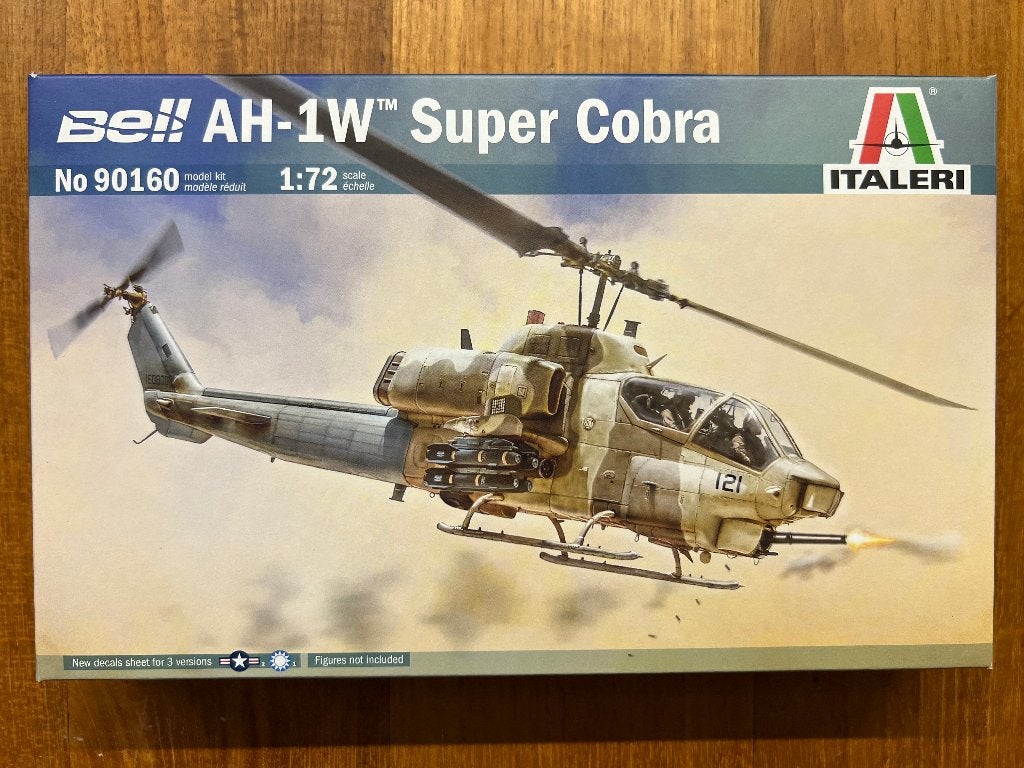 Italeri Bell AH-1W Super Cobra 1:72 bouwpakket - 90160, 1:72 tot 1:144, Italeri, Verzenden, Helikopter