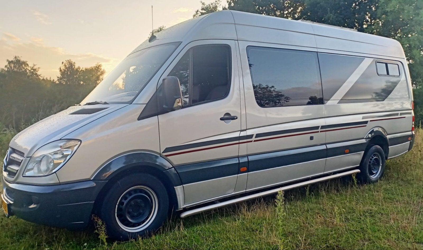 Mercedes Sprinter camper buscamper. automaat 2010., Caravans en Kamperen, Automaat, Chemisch toilet, Buscamper of Camperbus, Tot en met 2
