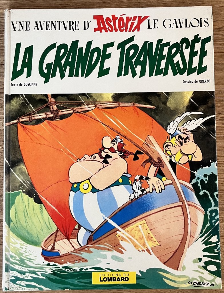Astérix - La grande traversée - 22 HC 1e dr (1975) Strip, Eén stripboek, Ophalen of Verzenden, Zo goed als nieuw