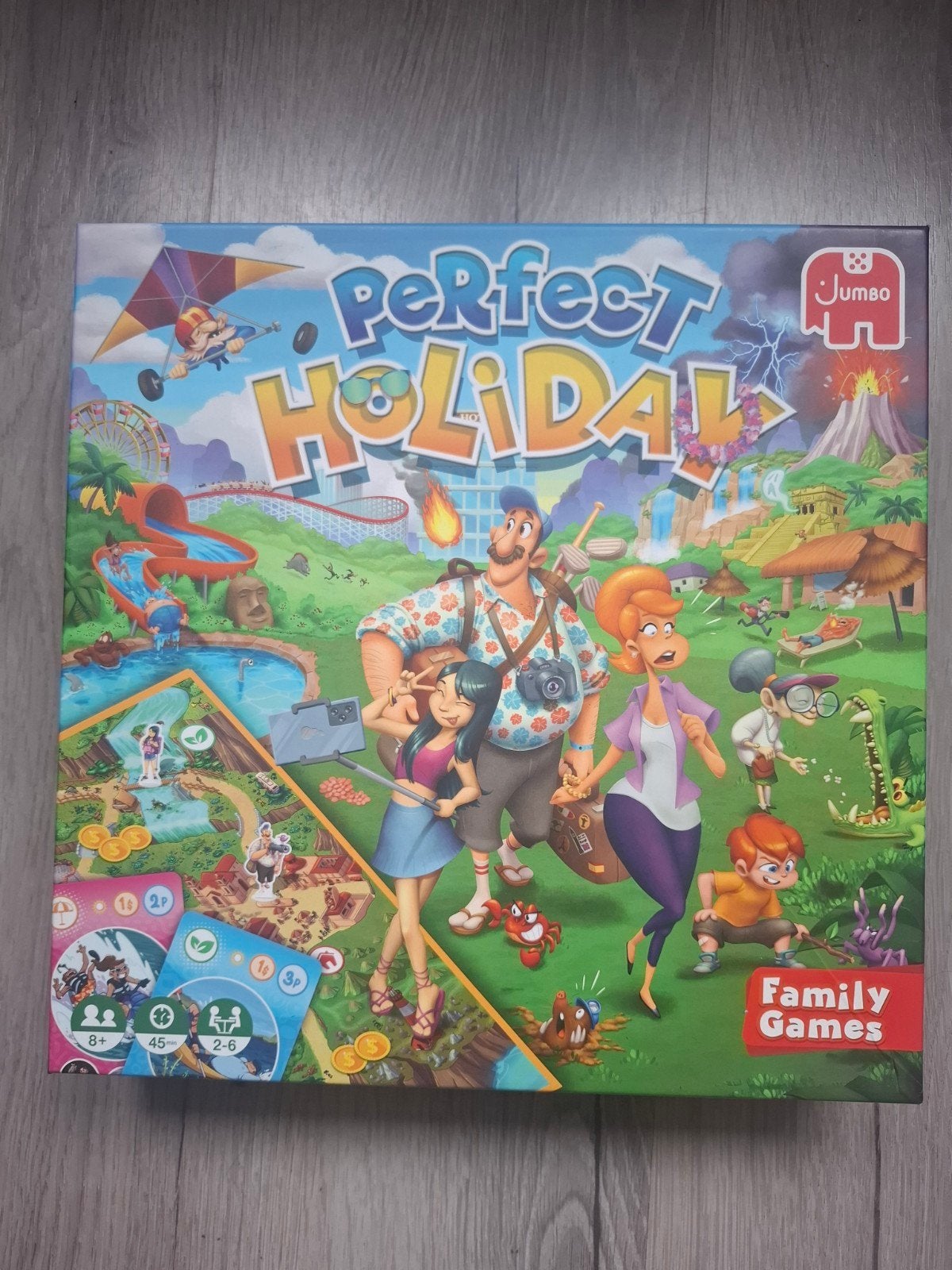 Jumbo familiespel / bordspel Perfect Holiday, Hobby en Vrije tijd, Gezelschapsspellen | Bordspellen, Ophalen of Verzenden, Zo goed als nieuw