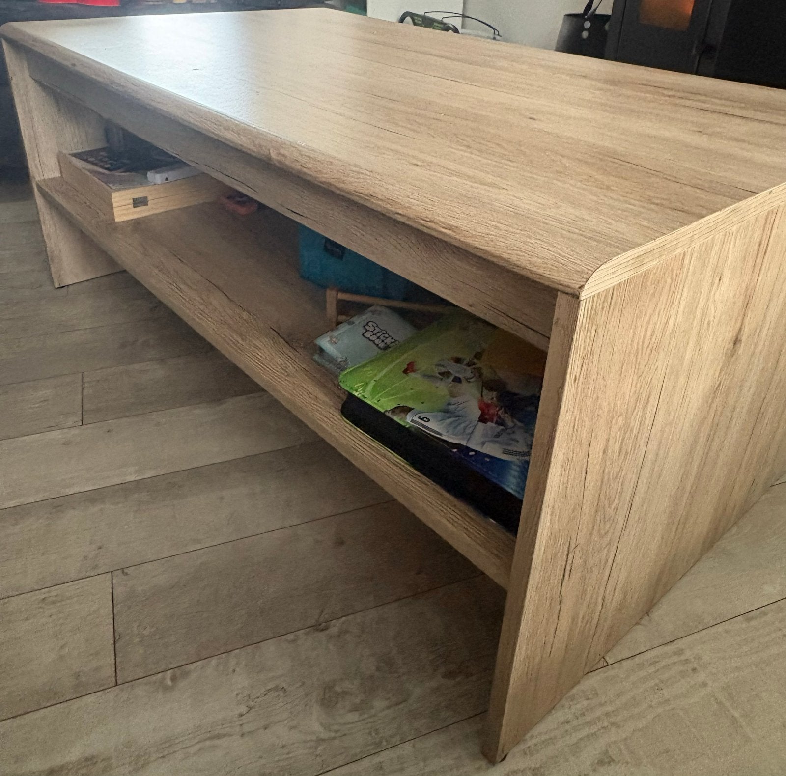 Salontafel 150x47x43 cm - Stijlvol en Ruim, Ophalen, Gebruikt, 100 tot 150 cm, 150 tot 200 cm