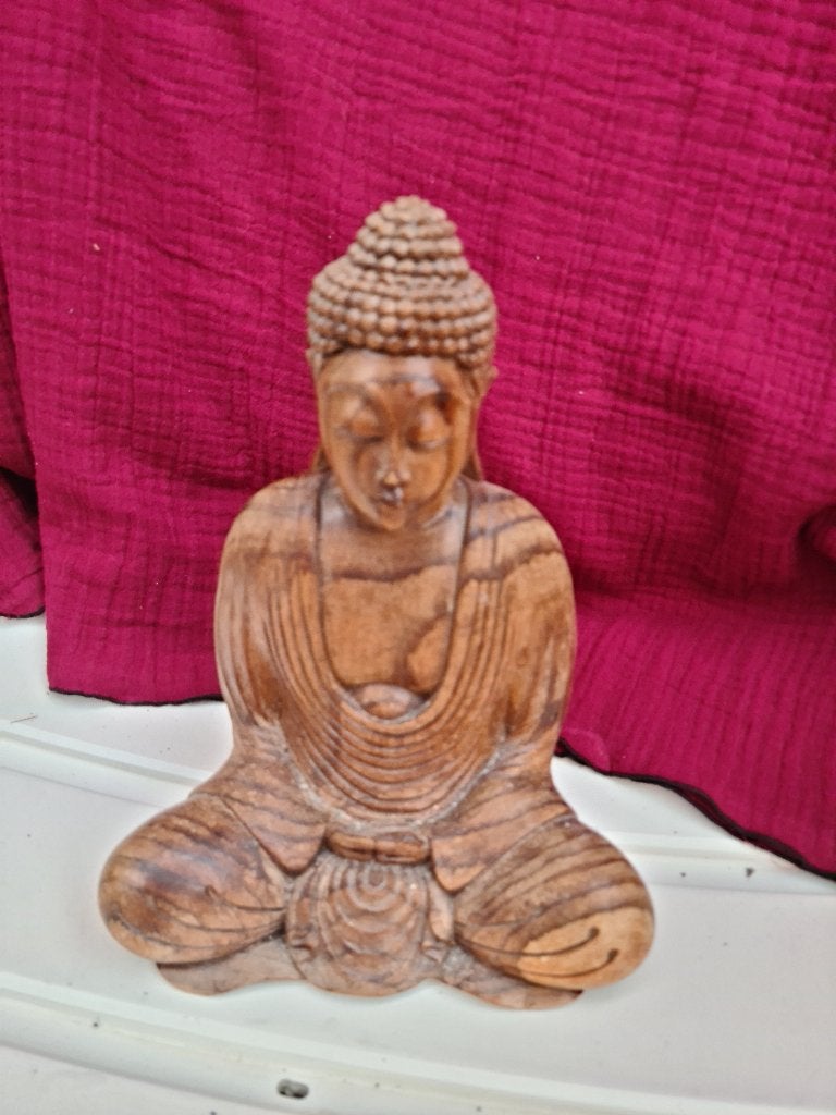 Boedah hout inrichting woonaccessoires, Ophalen of Verzenden, Zo goed als nieuw, Hout, Bruin