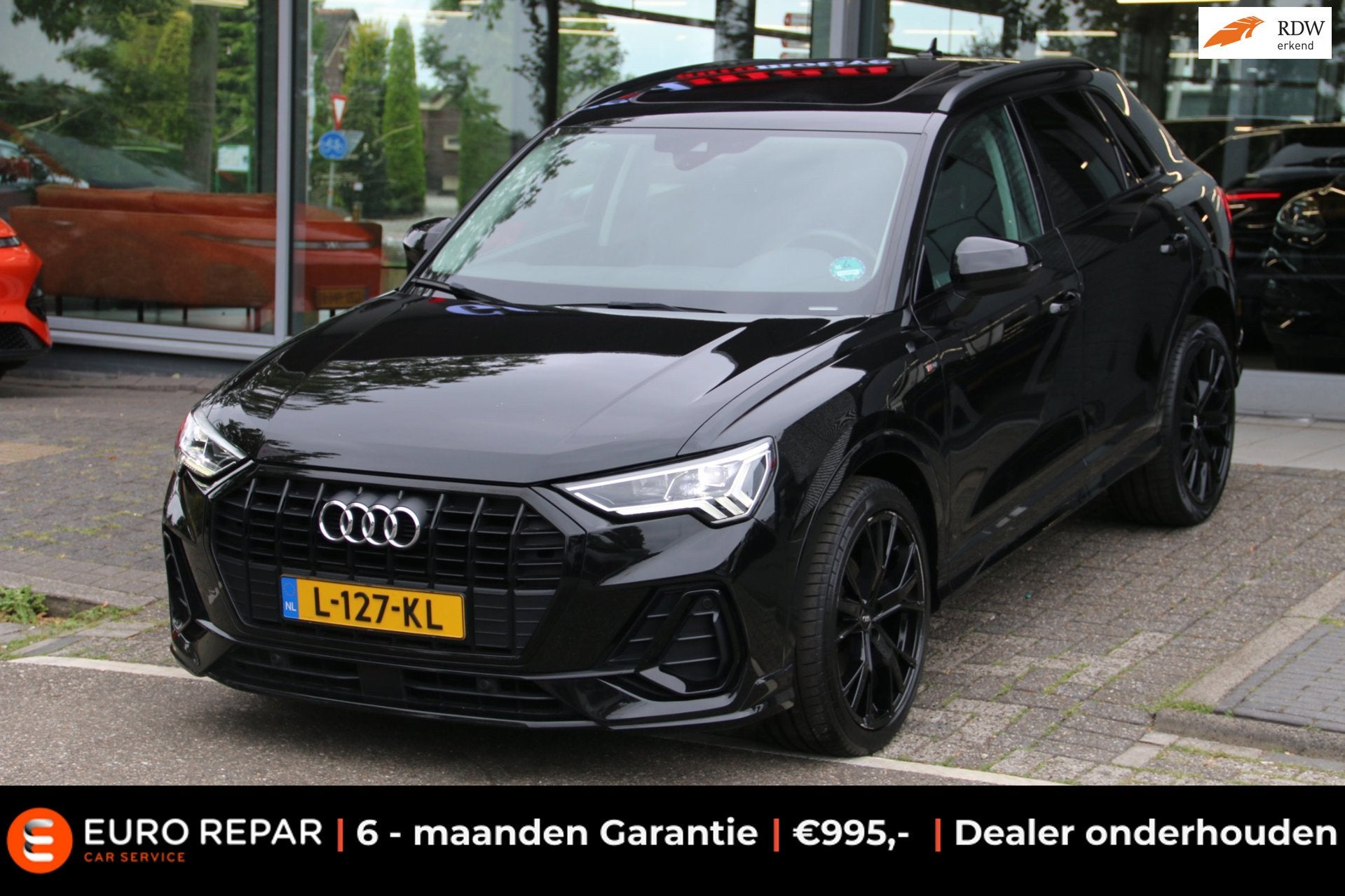 Audi Q3 35 TFSI S-LINE PANO-DAK CAMERA TREKHAAK!, Auto's, Audi, Euro 6, 4 cilinders, 150 pk, Zwart