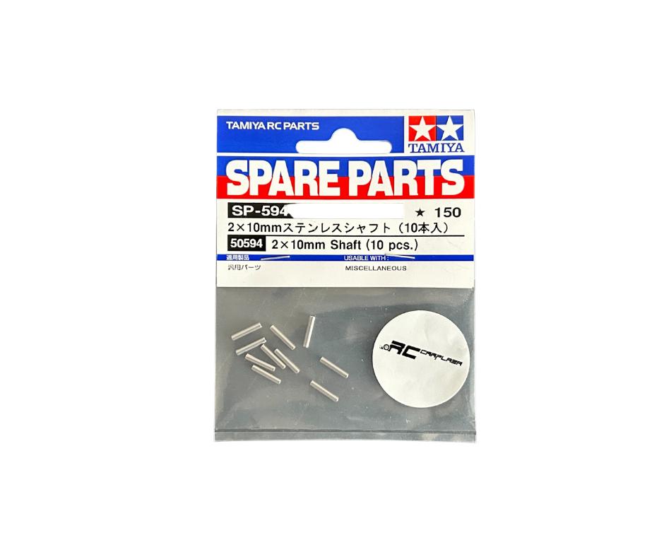 Tamiya 50594 CC-01 Assen 2x10mm (10) T50594, Ophalen of Verzenden, Nieuw, Schaal 1:10, Elektro