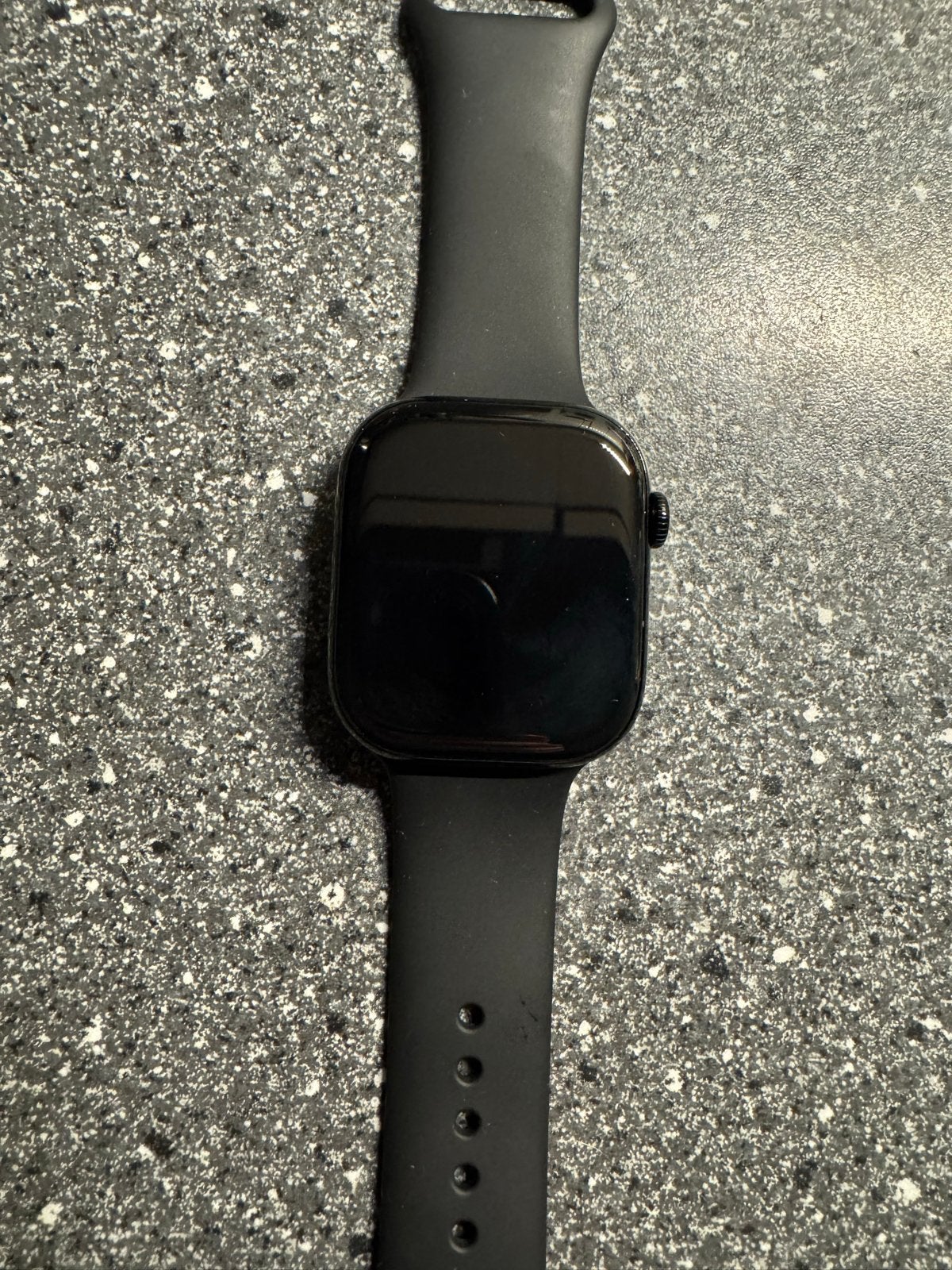 Apple Watch  series 11 46 mm, Ophalen, Zwart, IOS, Zo goed als nieuw