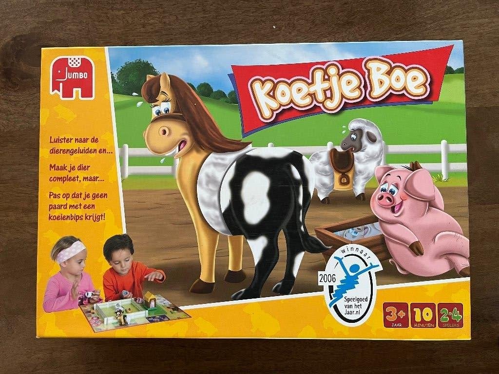 Spelletjes voor de jongsten Koetje Boe. En Piet Piraat., Een of twee spelers, Ophalen of Verzenden, Zo goed als nieuw, Jumbo