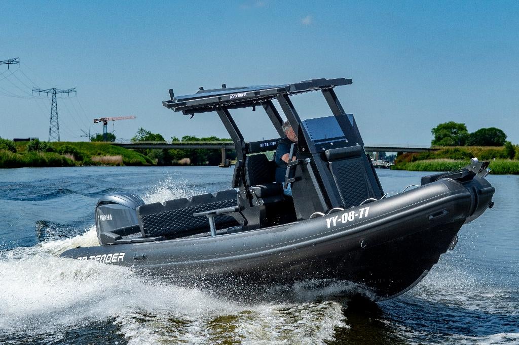 3D Tender Odyssey 635 alu romp met Yamaha F130 ZEER COMPLEET