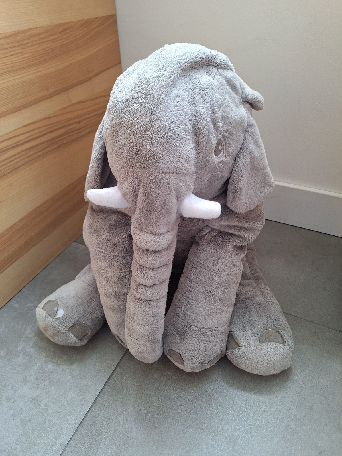 Olifant knuffel, Overige merken, Overige karakters, Grijs, Ophalen of Verzenden