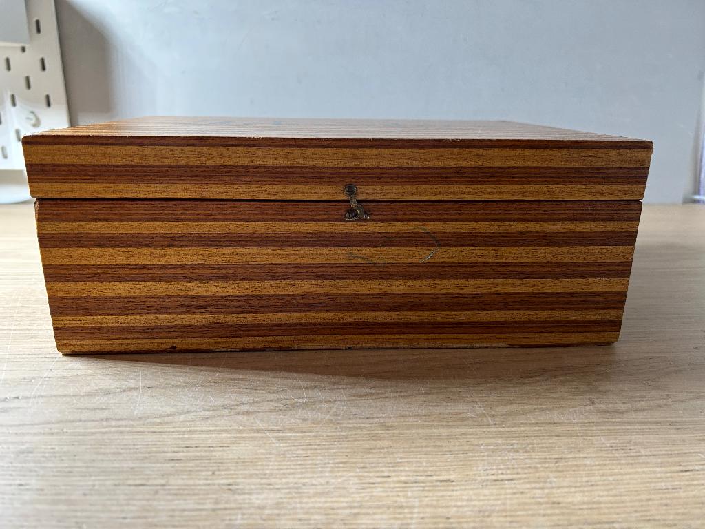 Grote Houten Tekendoos Vintage, Ophalen of Verzenden, Gebruikt, Overige typen