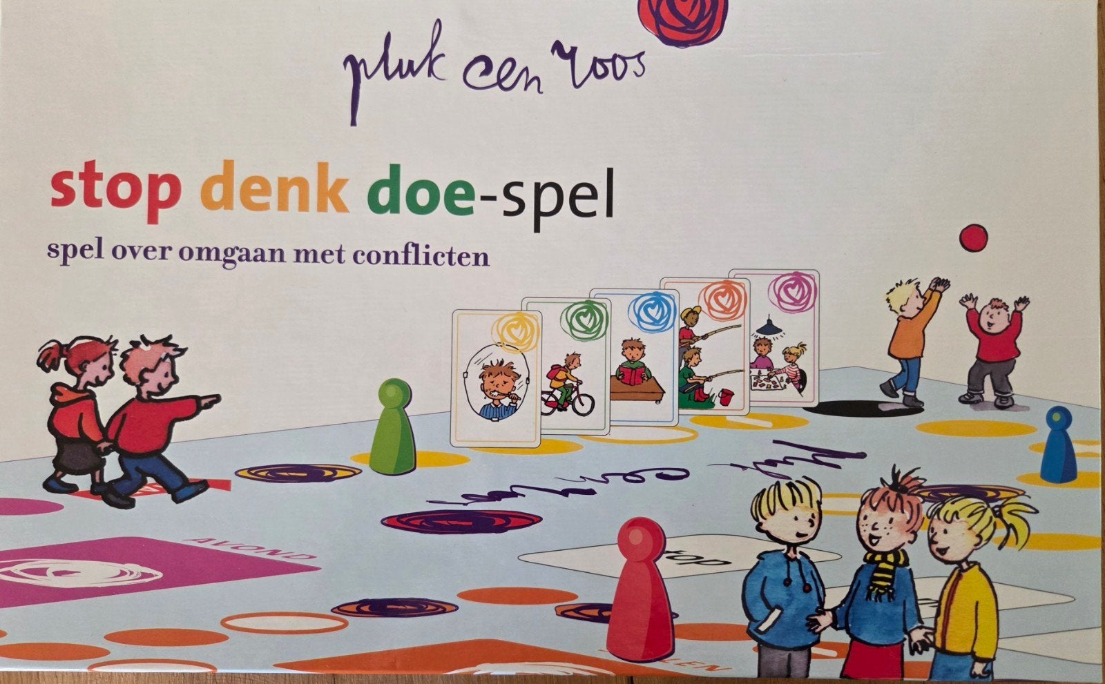 Stop Denk Doe Spel - Omgaan met conflicten, Hobby en Vrije tijd, Gezelschapsspellen | Bordspellen, Vijf spelers of meer, Ophalen of Verzenden