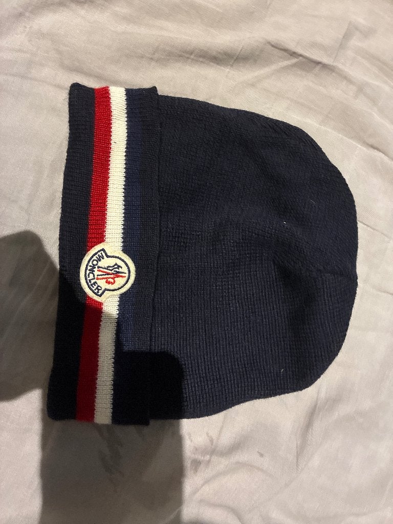 Moncler muts blauw, Kleding | Heren, Moncler, Nieuw, Overige maten, Ophalen of Verzenden