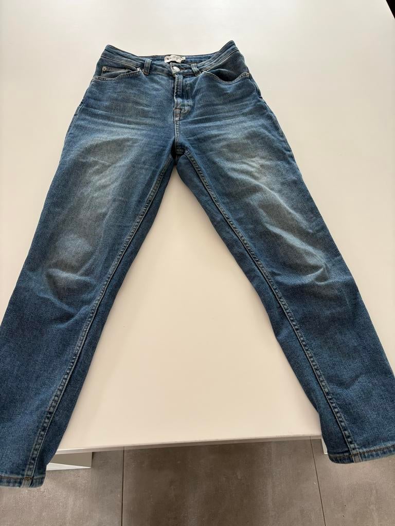 NA-KD Reborn Jeans - Maat 36, Ophalen of Verzenden, Zo goed als nieuw, Blauw, W28 - W29 (confectie 36)
