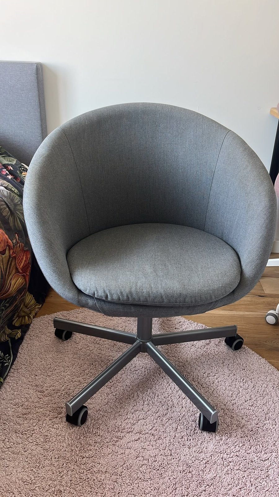 Ikea bureau stoel, Ophalen, Zo goed als nieuw, Grijs
