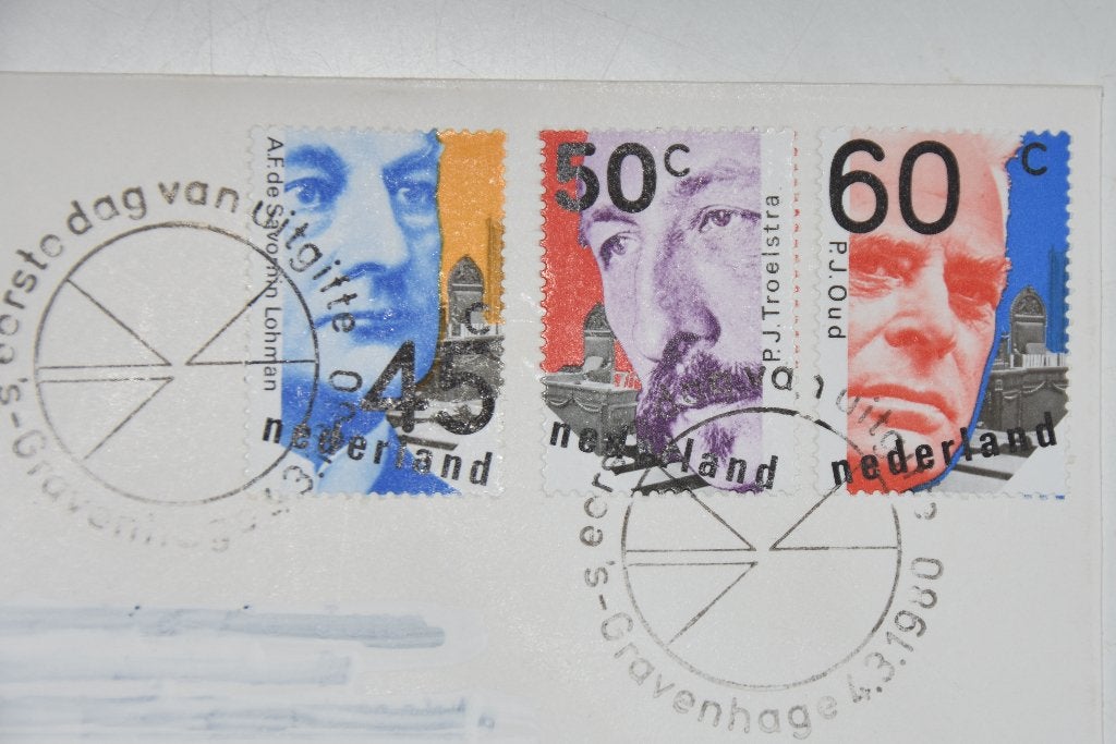 FDC Eerstedagenvelop postzegel Troelstra Oud Lohman 4-3-1980, Verzenden, Nederland