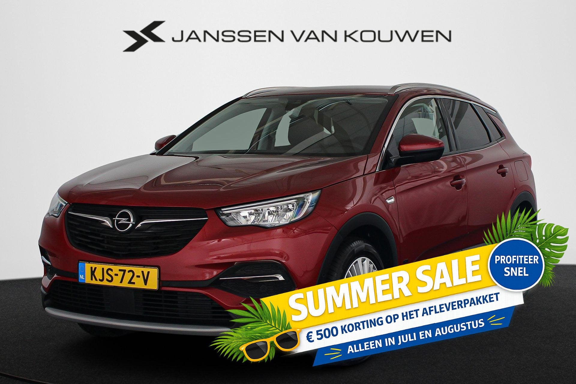Opel Grandland X 1.6 Turbo Hybrid Innovation Stoelverwarming, Auto's, Opel, 228 pk, 4 cilinders, Leder en Stof, Plug-in hybride