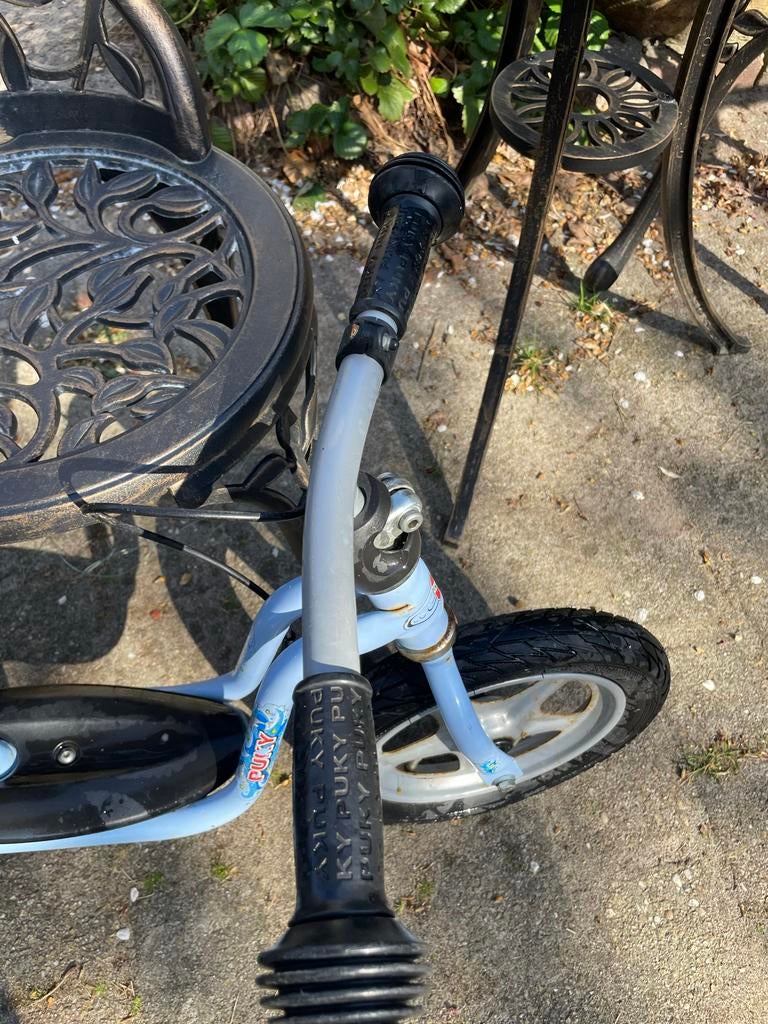 Pukkie peuter kinderfiets - Blauw TEAB te koop, Ophalen of Verzenden, Gebruikt, Velgrem, Minder dan 16 inch