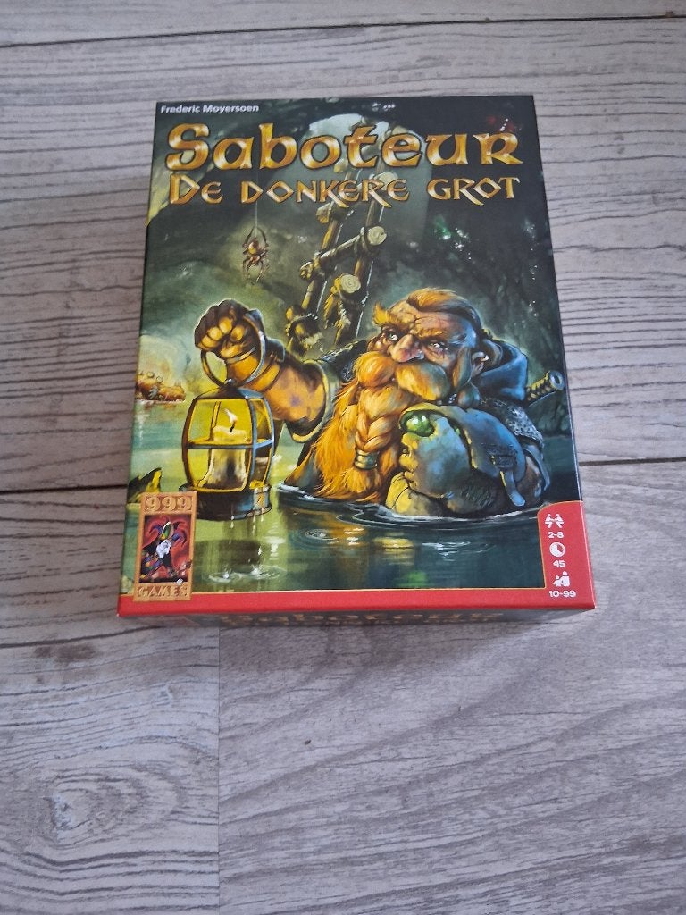 Saboteur de donkere grot spelletje, Vijf spelers of meer, Ophalen of Verzenden, Zo goed als nieuw, 999 Games