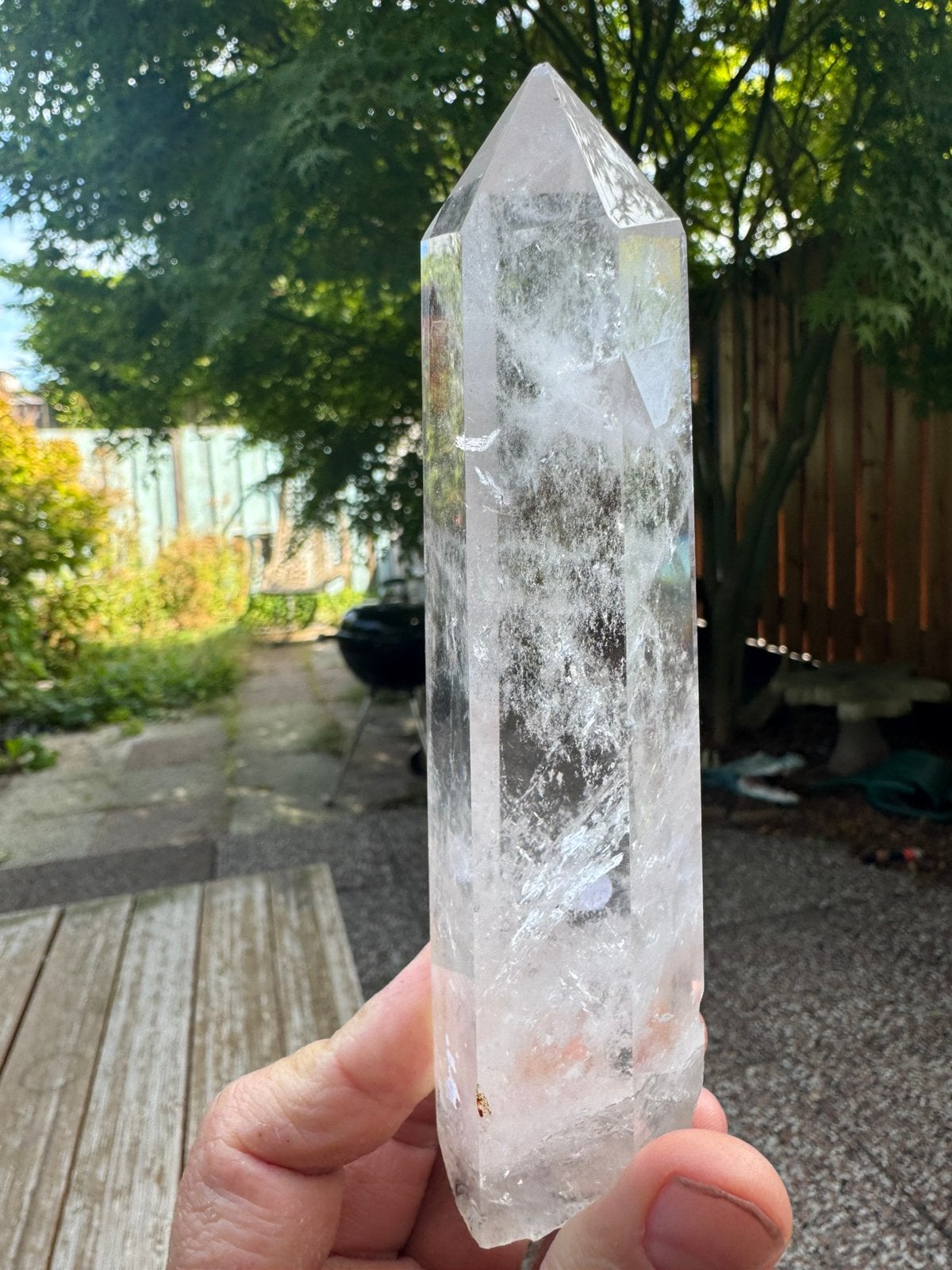 Bergkristal punt, Ophalen of Verzenden, Mineraal