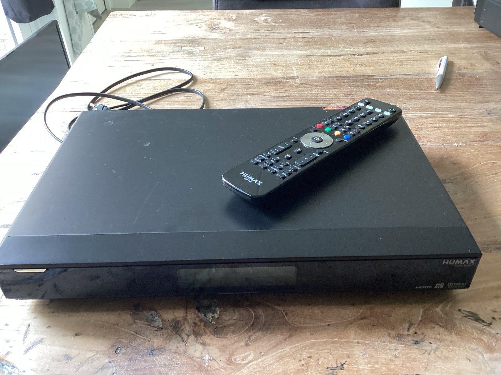Humax Harddiskrecorder met afstandsbediening, Ophalen of Verzenden, Gebruikt, Harddiskrecorder