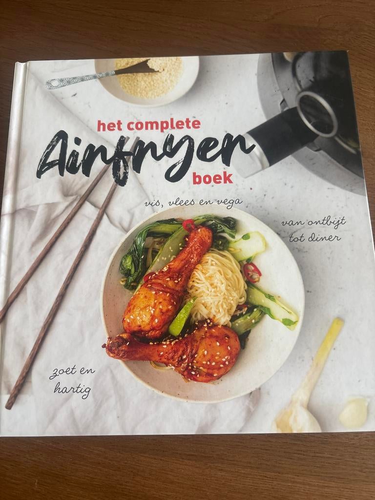 Het complete Airfryer kookboek - Vis, vlees en vega, Voorgerechten en Soepen, Ophalen of Verzenden, Zo goed als nieuw, Gezond koken