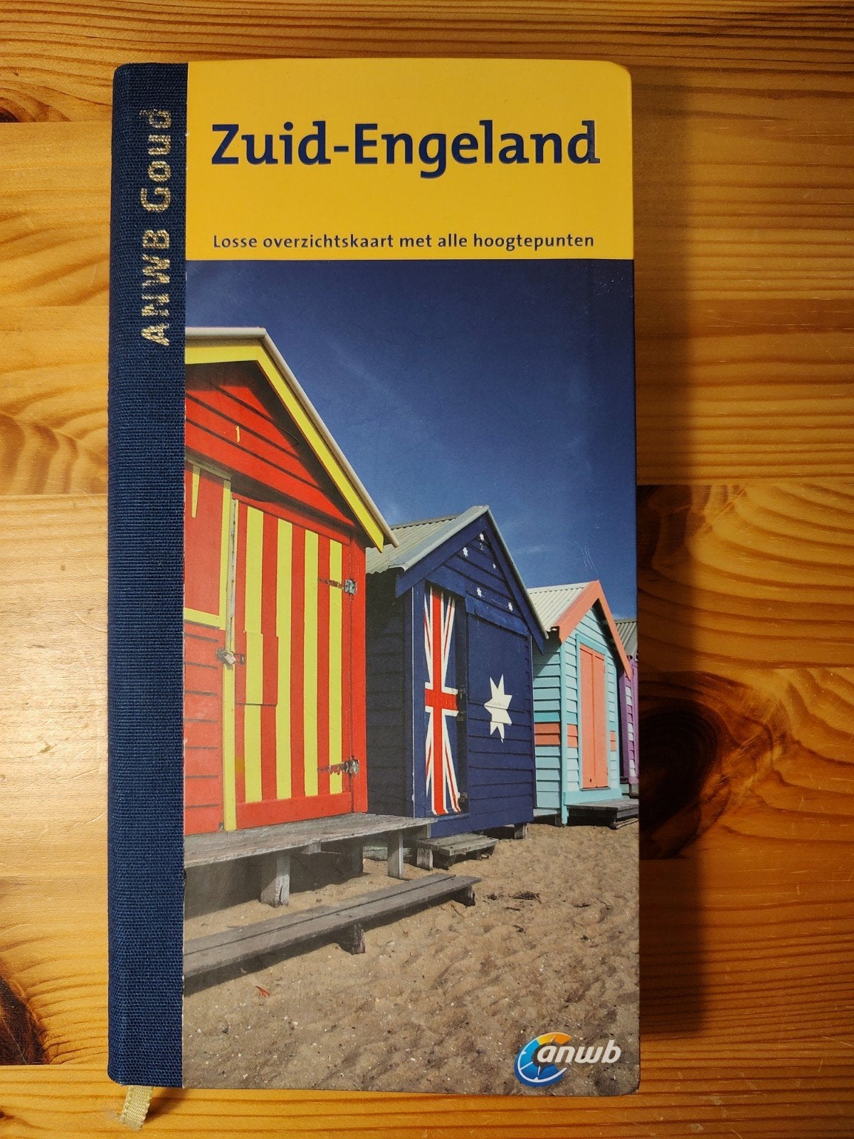ANWB Goud Reisgids Zuid-Engeland met overzichtskaart, Europa, Ophalen of Verzenden, Zo goed als nieuw, Reisgids of -boek