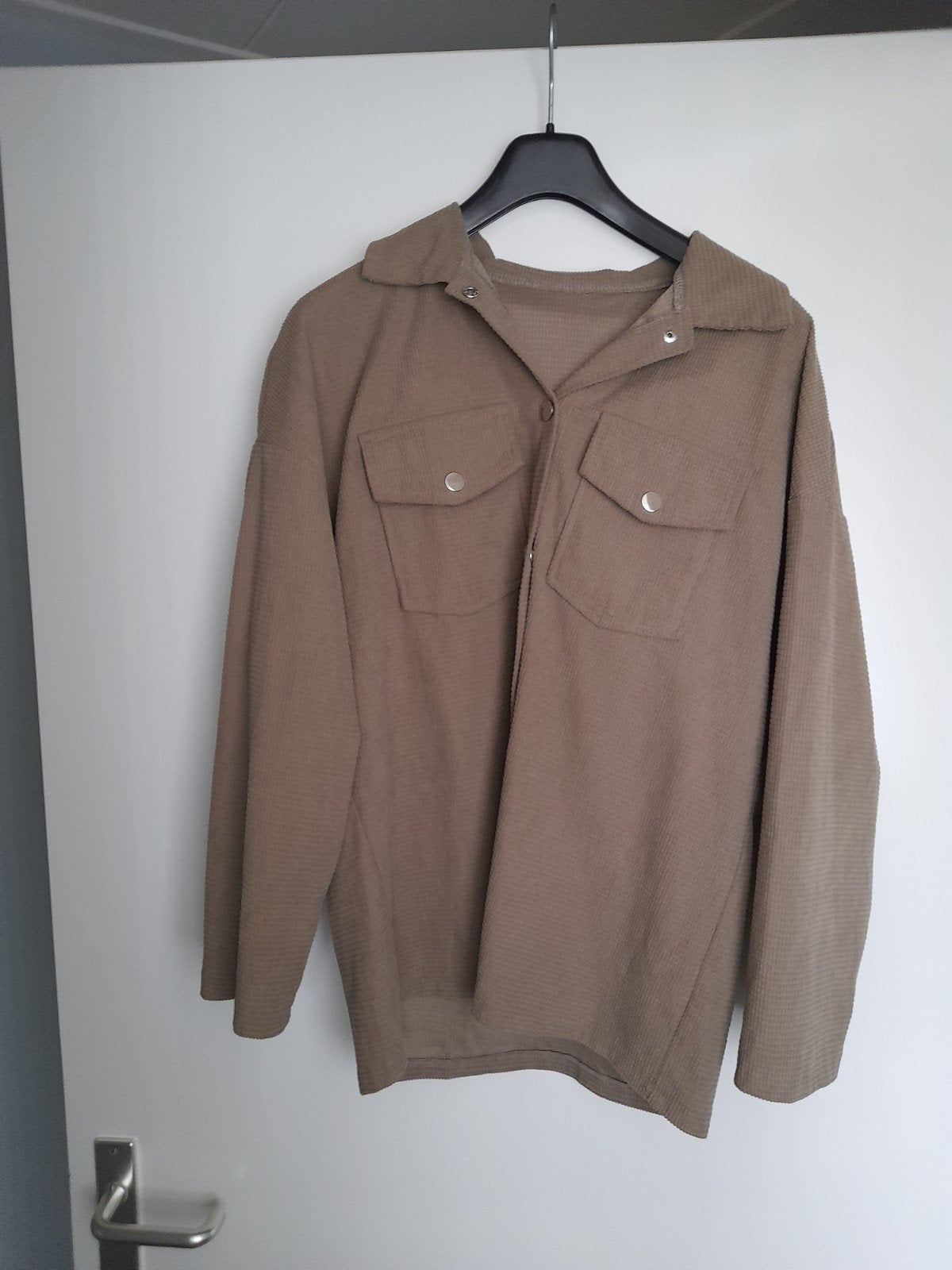 jas blouse beige mt M monki, Maat 38/40 (M), Beige, Ophalen of Verzenden, Zo goed als nieuw