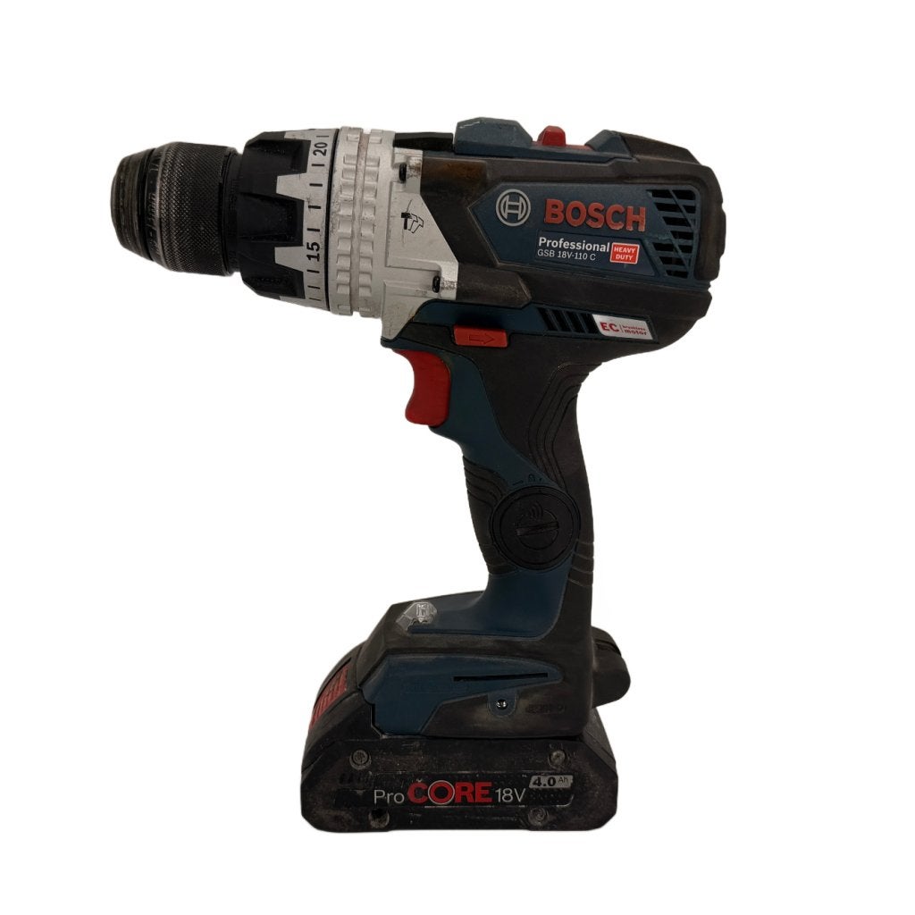 Bosch GSB 18V-110 C Boormachine | Incl. 2 Accu's & Lader, Bosch, Gebruikt, Support@bosch.com, Robert Bosch GmbH
Robert-Bosch-Platz 1
70839 Gerlingen-SchillerhÃ¶he
Germany