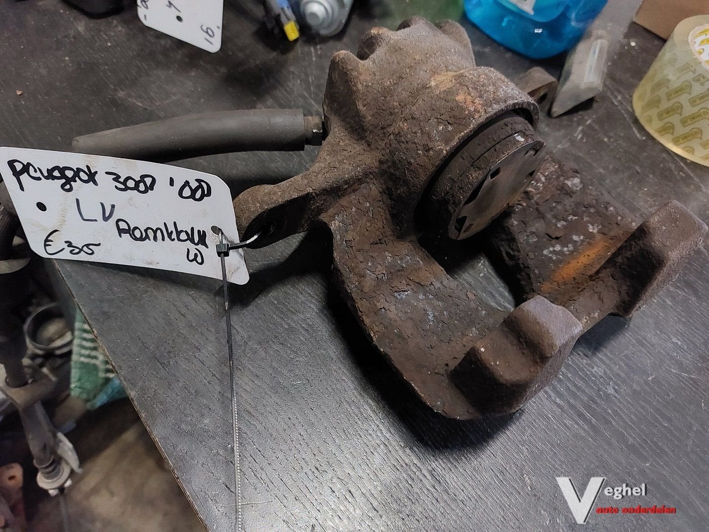 Peugeot 308 remklauw LV+RV '08, Gebruikt, -, -, Ophalen of Verzenden