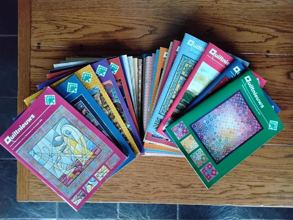 31 nummers Quiltnieuws, Ophalen of Verzenden, Zo goed als nieuw, Overige typen