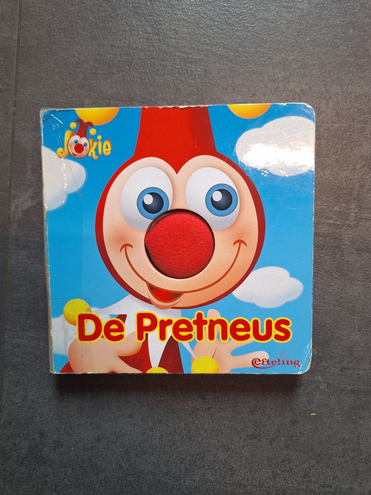 Jokie de pretneus Efteling kinderboek, Ophalen of Verzenden, Gelezen, Uitklap-, Voel- of Ontdekboek, 2 tot 3 jaar