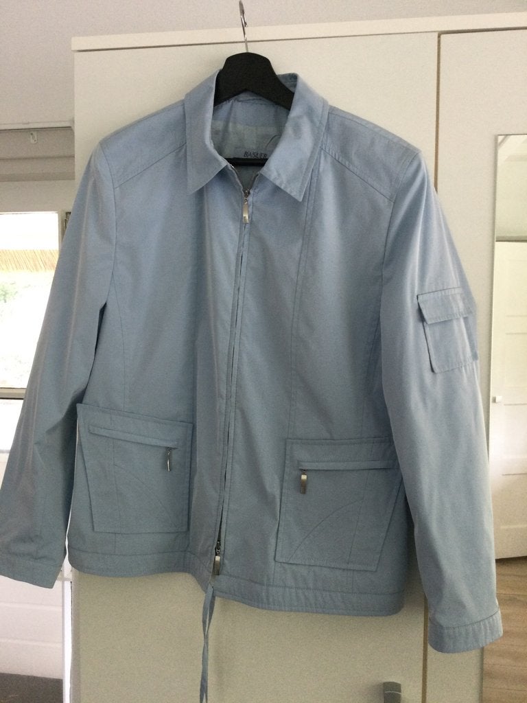 Prachtige lichtblauwe zomerjas, maat S, Ophalen of Verzenden, Nieuw, Maat 36 (S), Blauw