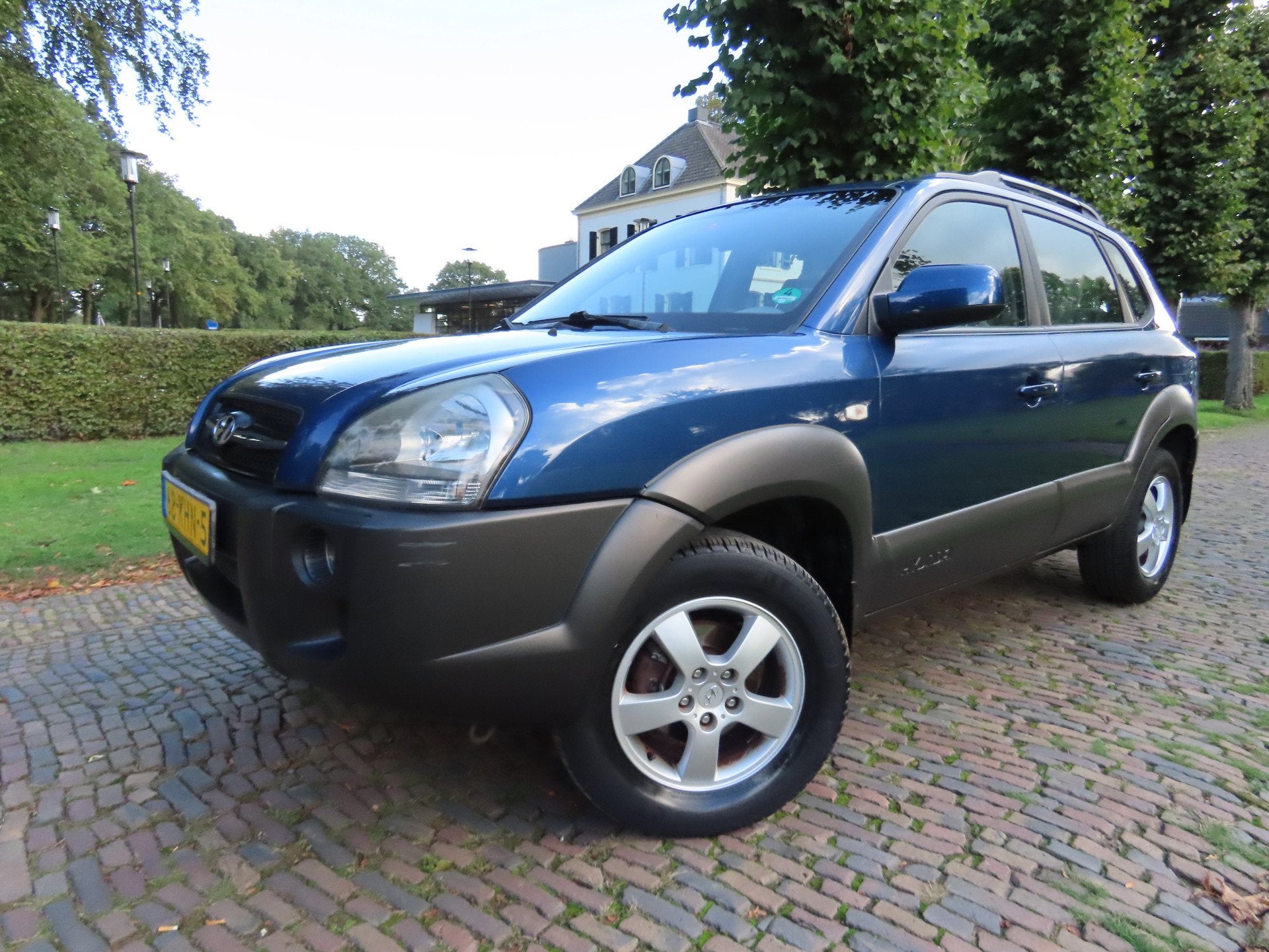 Hyundai Tucson 2.0i Active Airco Stuurbekrachtiging Lm Velge, Gebruikt, 4 cilinders, Blauw, Handgeschakeld